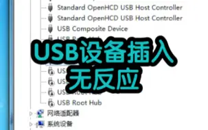 Download Video: USB设备插入电脑无反应。