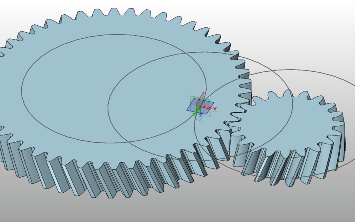 详细直齿轮和斜齿轮公式解析1分钟画完齿轮技巧