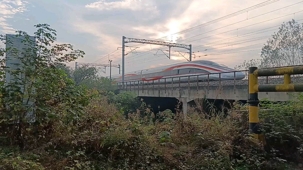 d5819,武汉—宜昌东车型:cr400af—z重联代号:瑞龙智行担当路局:武汉