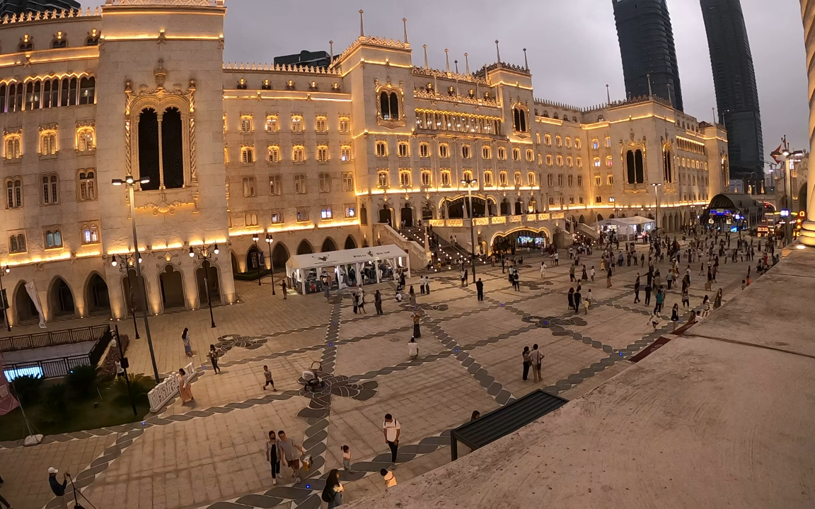 珠海—励骏庞都广场的日落