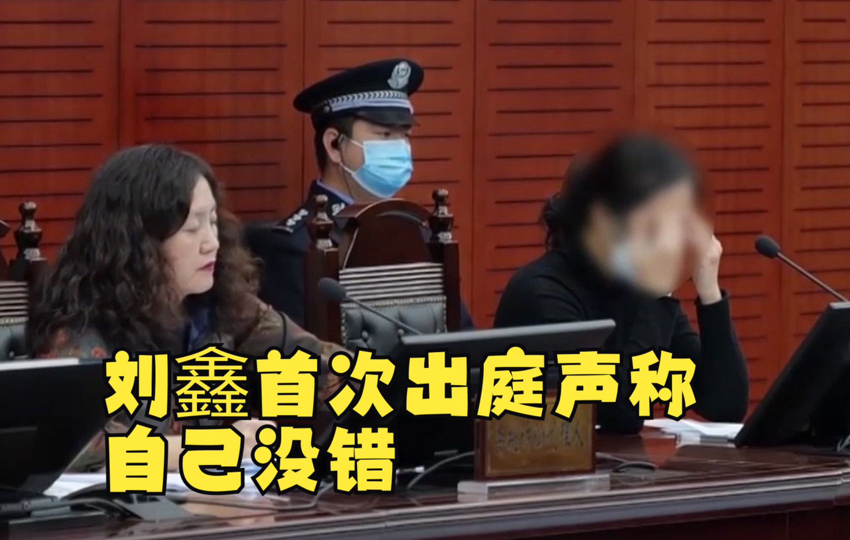 刘鑫首次出庭声称自己没错_哔哩哔哩_bilibili