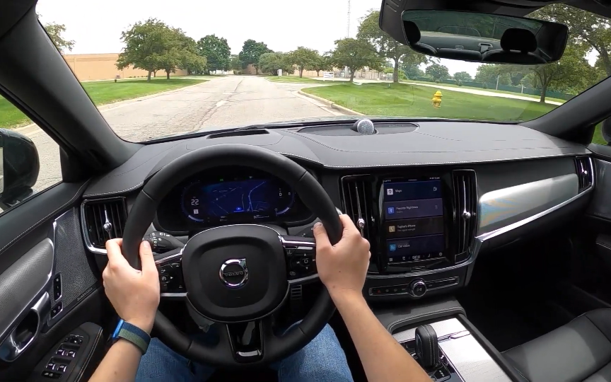2022沃尔沃s90 b6四轮驱动 第一视角试驾