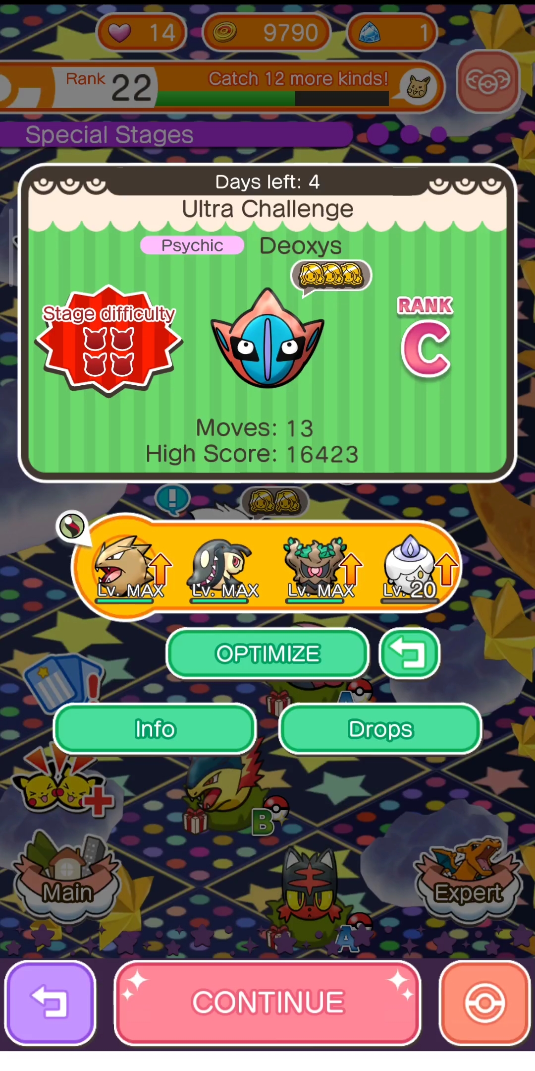 Pokemon Shuffle《宝可梦消消乐》迪奥西斯【攻击】口袋妖怪