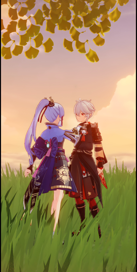 神里绫华x枫原万叶(自拍cp照)_原神