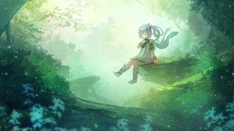 动态壁纸 草神 静谧之森 哔哩哔哩