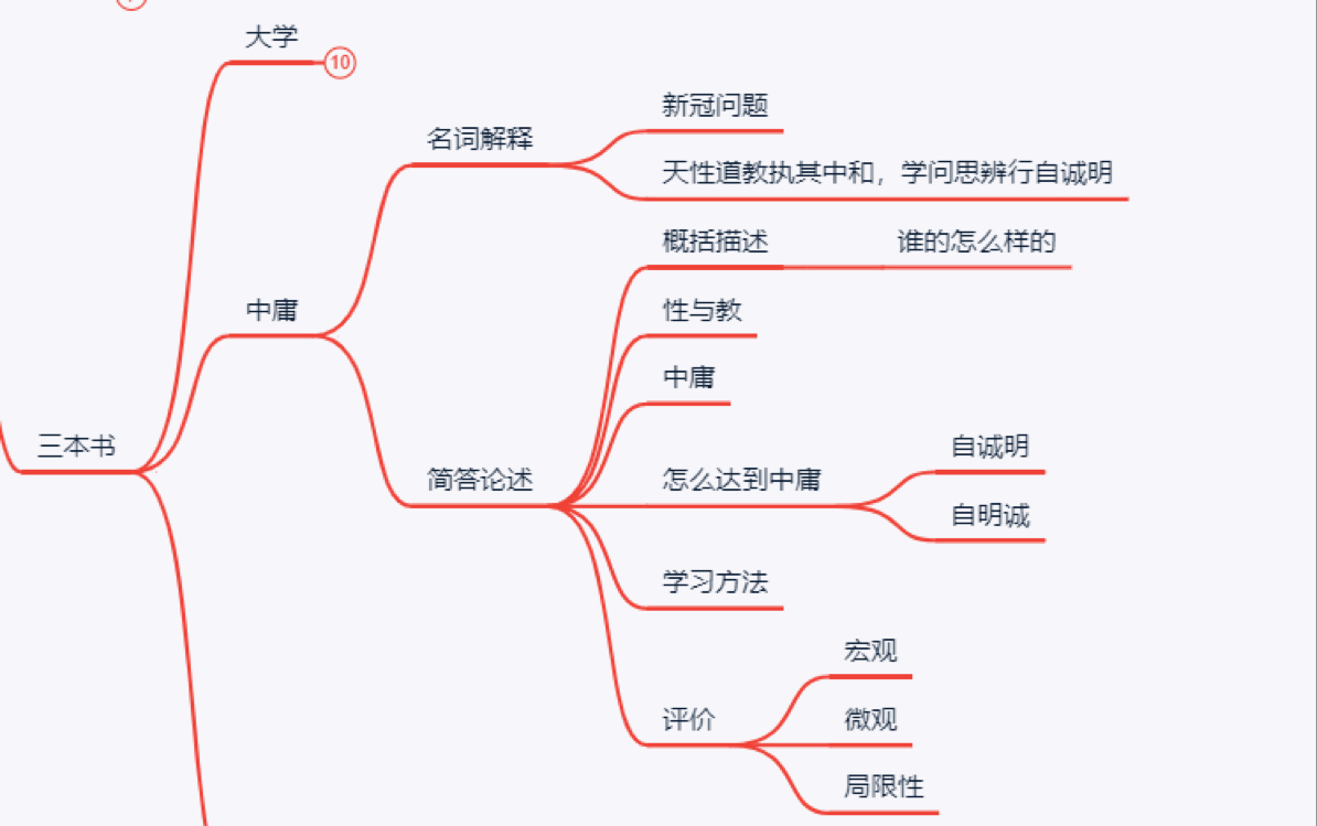 [图]333中国教育史｜背书｜《大学》《中庸》完整内容➕导图➕口诀关键词