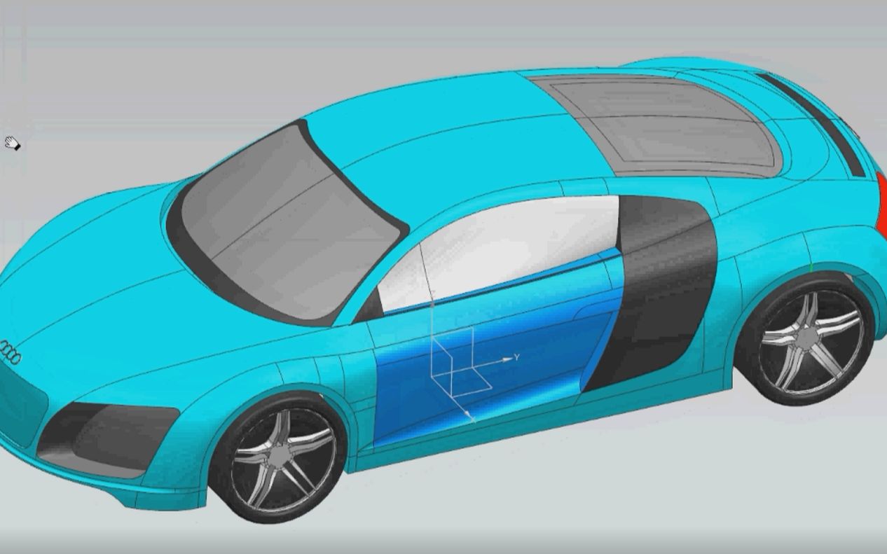 ugnx汽车建模奥迪r8步骤重播