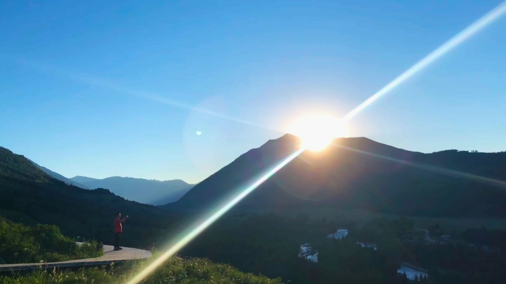 家人们看看新疆禾木日出吧