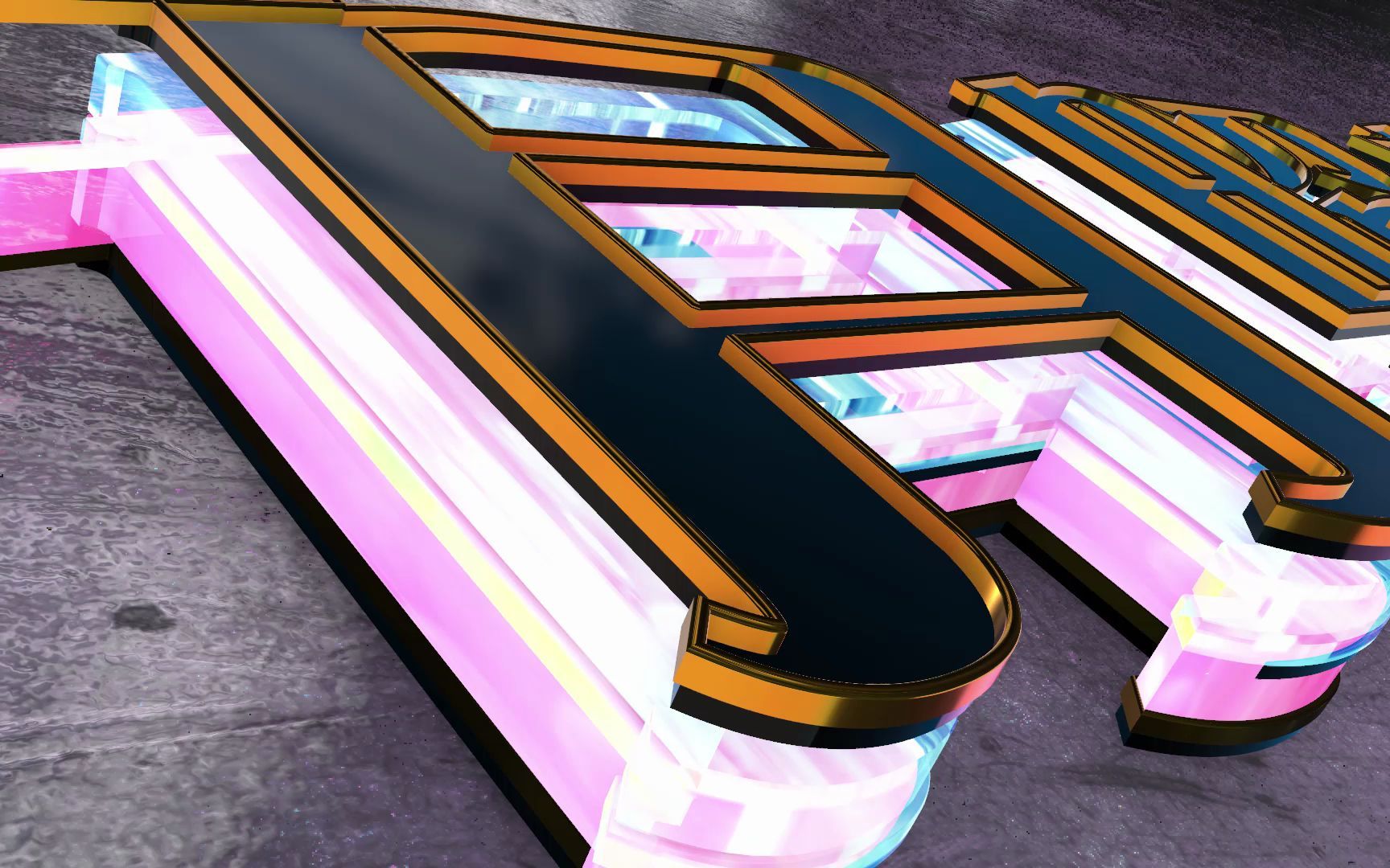 ae e3d炫酷文字效果