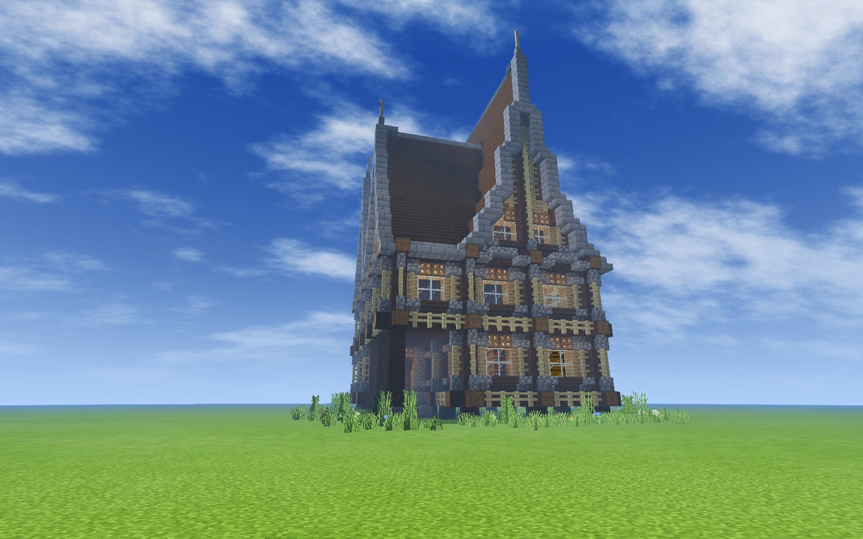 我的世界中世纪建筑教学