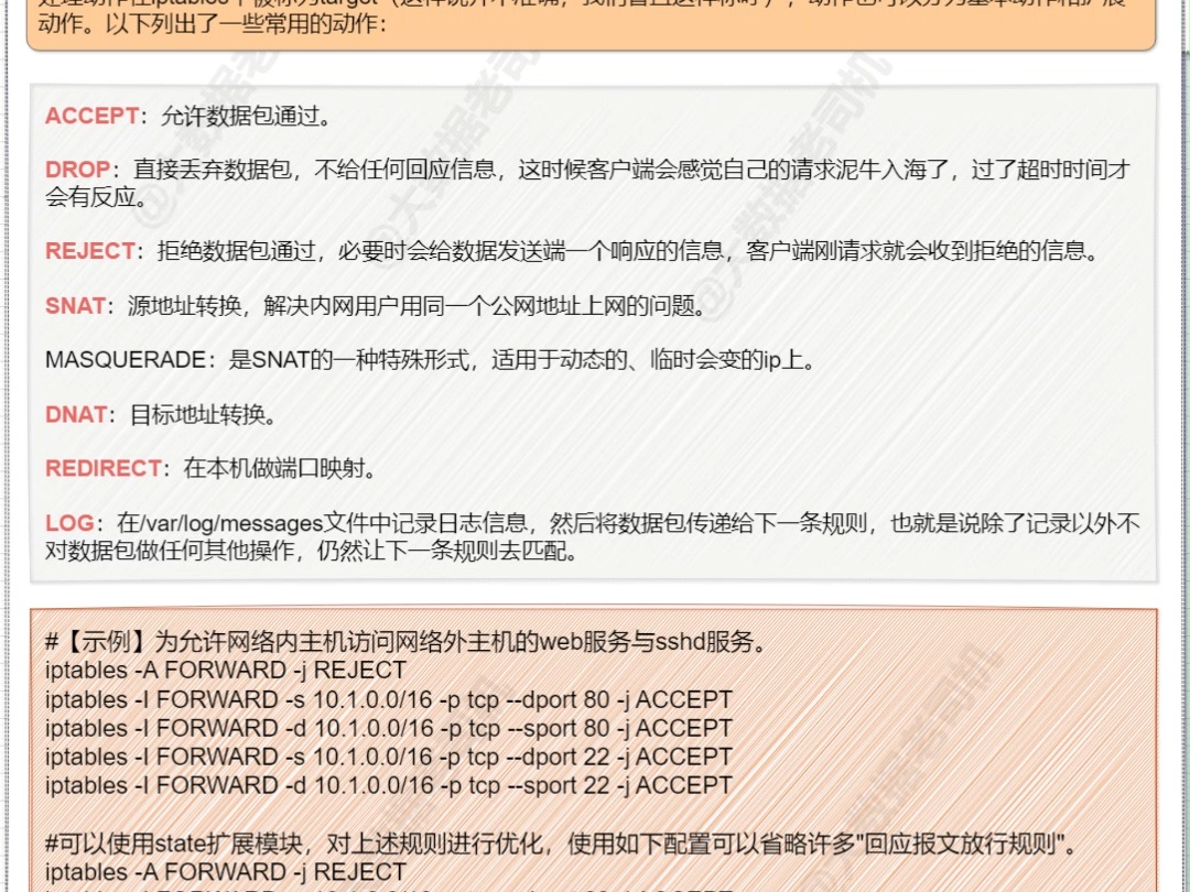 iptables 处理动作(j)哔哩哔哩bilibili