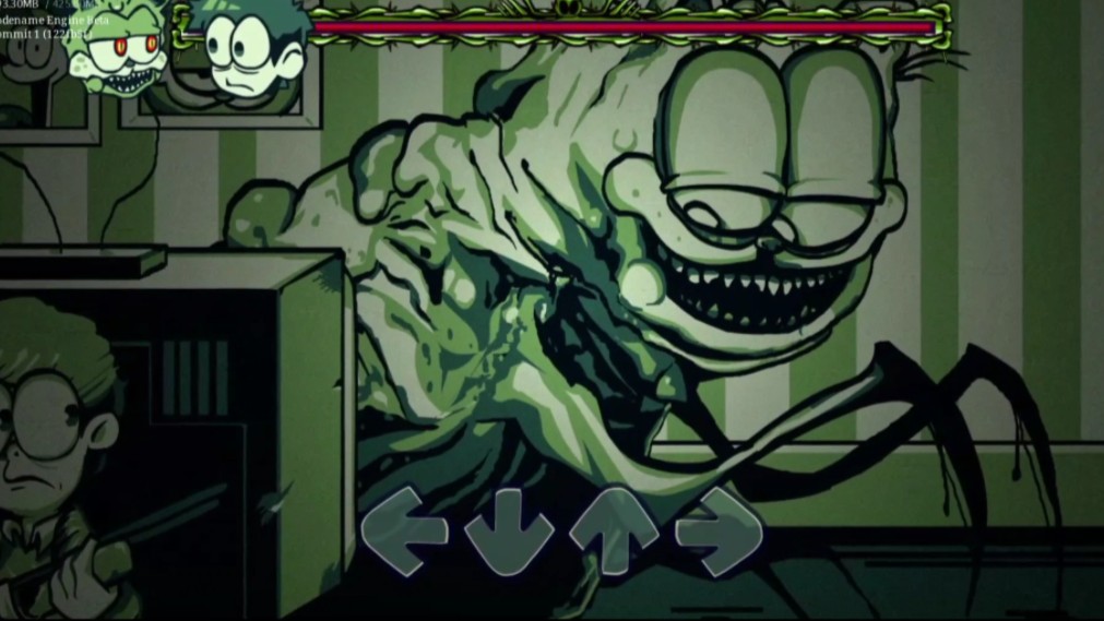 fnf模组 恐怖加菲猫模组 曲目:the great punishment (最重的处罚)