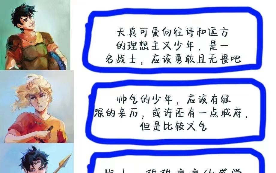 [图]【波西杰克逊】【第一印象调查表】来看看非pjo人是怎么想咱们滴角色滴