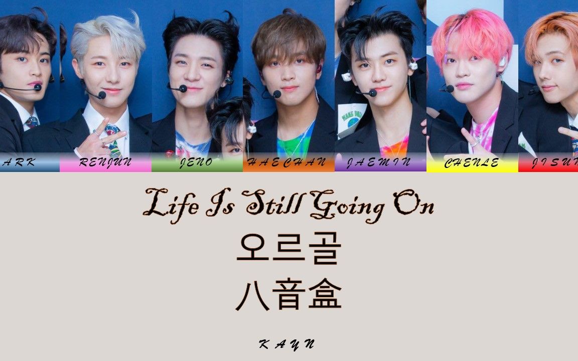 [图]【中英翻译+罗马认声】NCT DREAM 'Life Is Still Going On 八音盒' (Color Coded Lyrics) 歌词