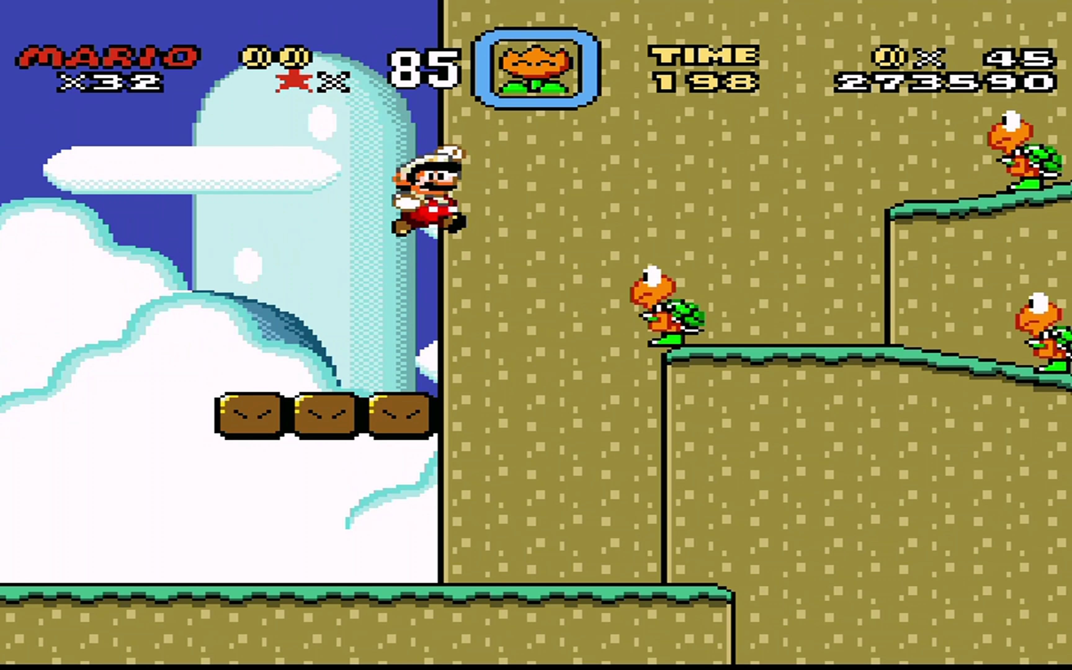 [图]SMW hack - 瑪利歐的神奇冒險 Mario's Amazing Adventure #12: Mountain Pass