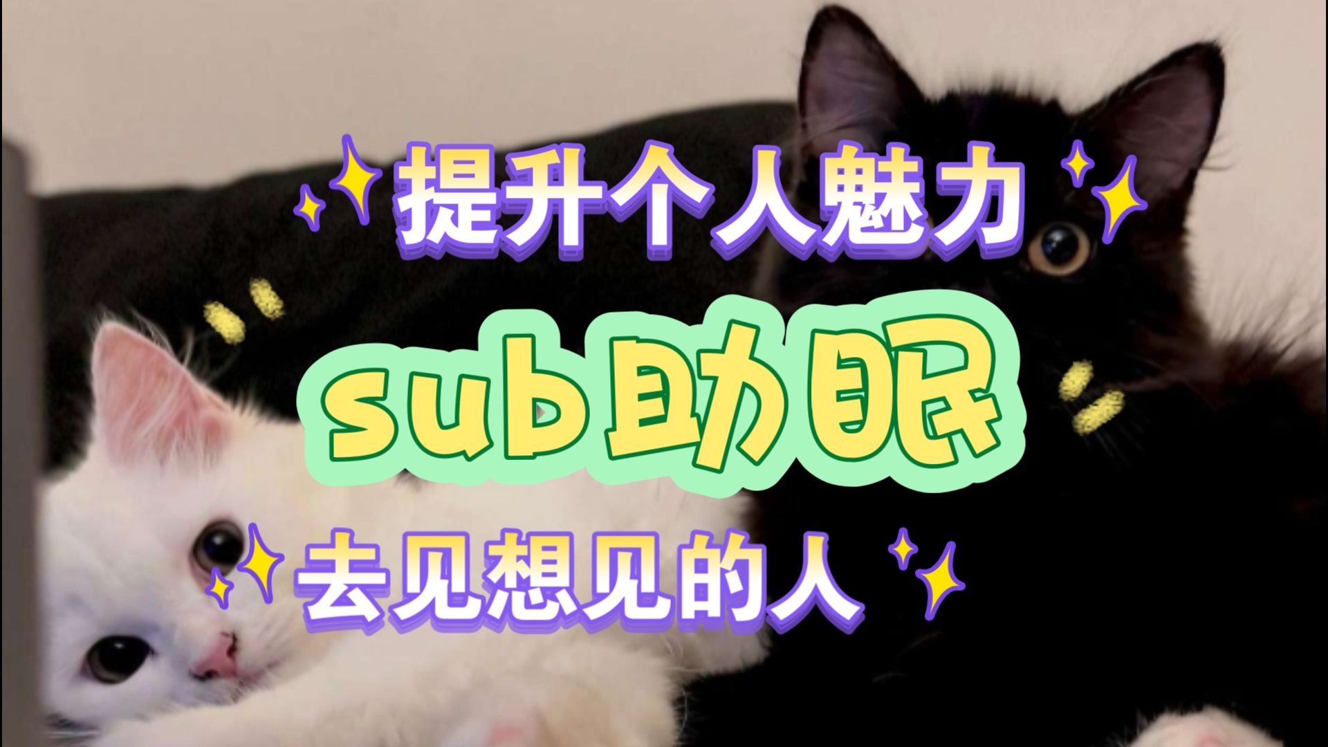 【sub入梦】助眠提升|提升入梦,自我……哔哩哔哩bilibili