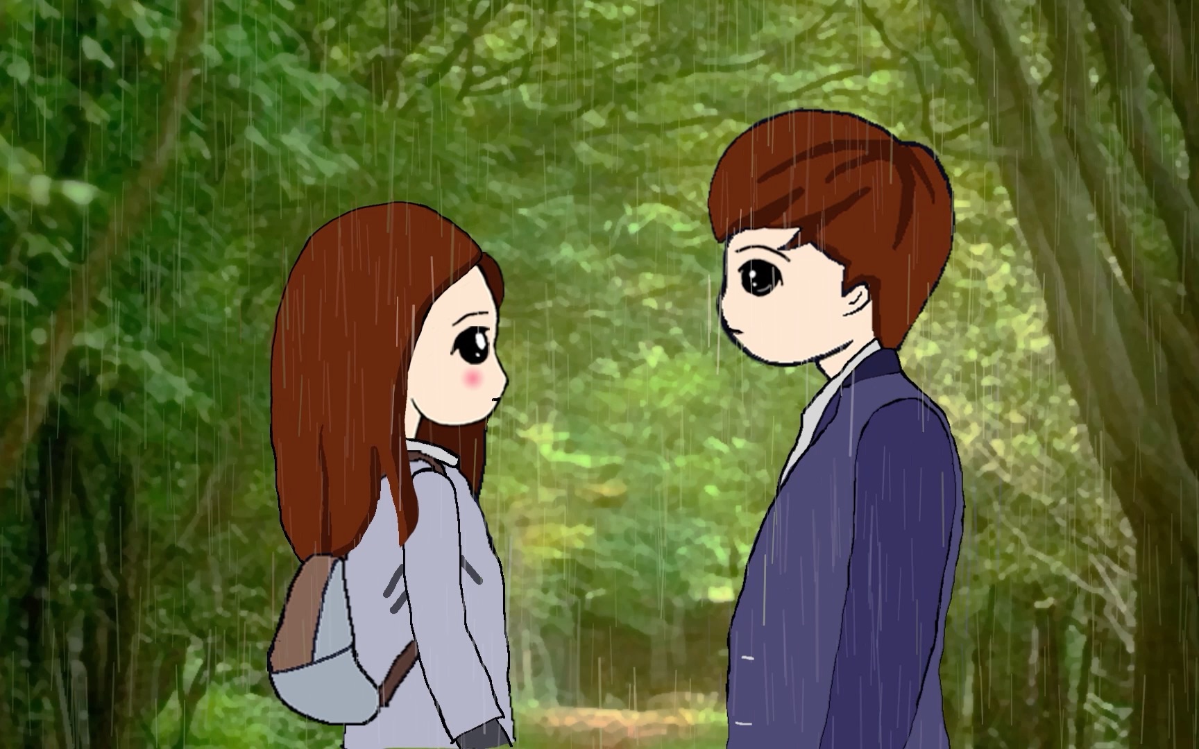 手绘动画 《继承者们》x《love is》