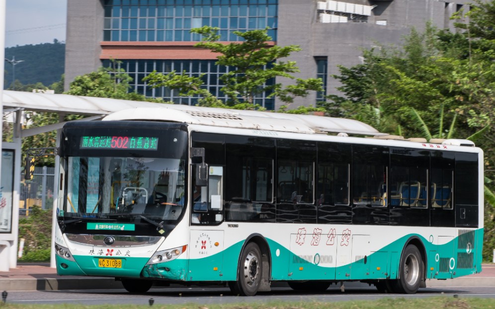 [云乘车10]珠海公交 宇通 zk6125chevnpg21(h12) 走行音