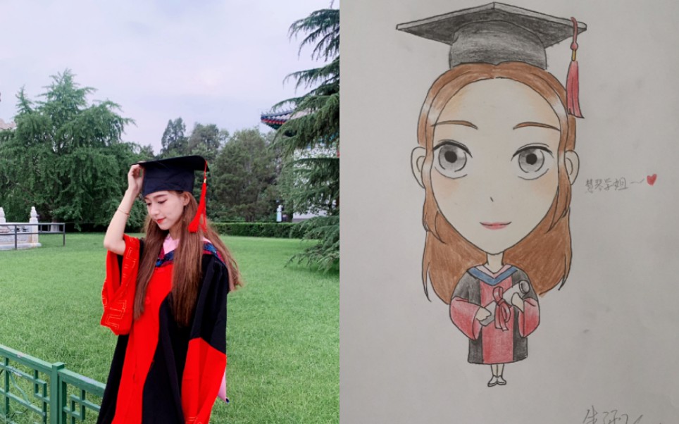 【手绘】vlog | q版画像 慧琴学姐