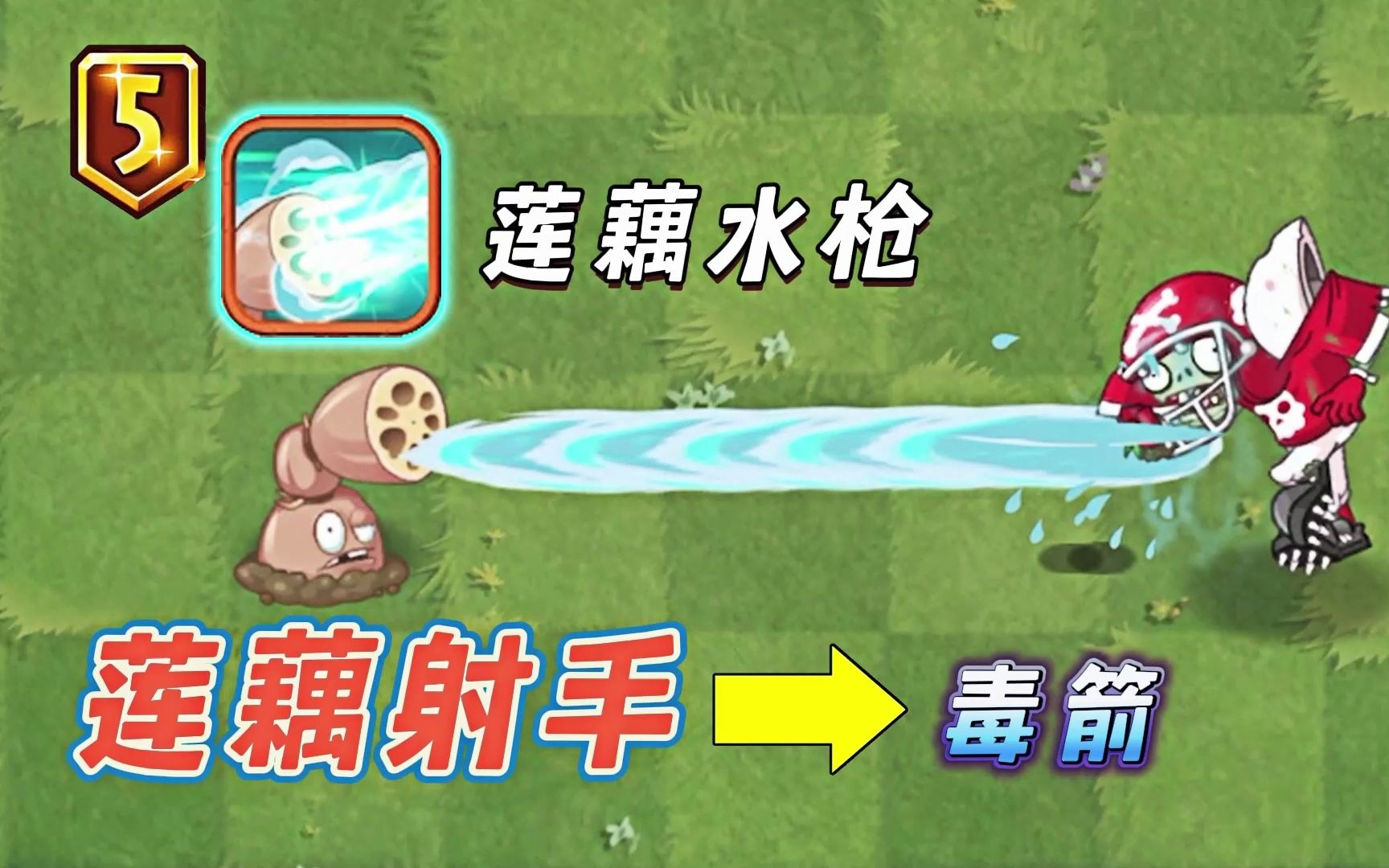 植物大战僵尸2:原来莲藕射手还能这样玩?