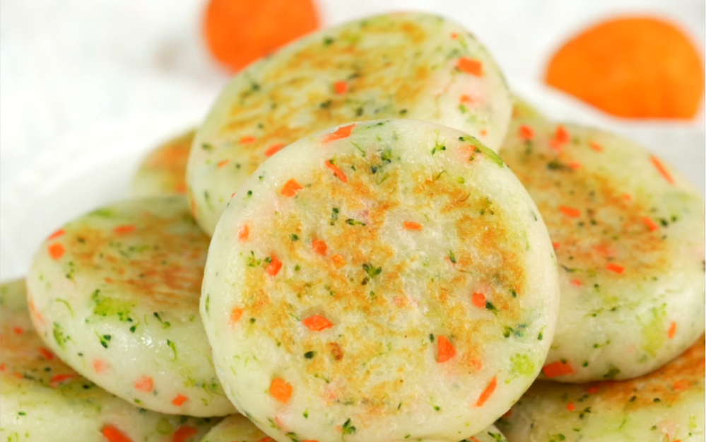 山药蔬菜饼素丽辅食记