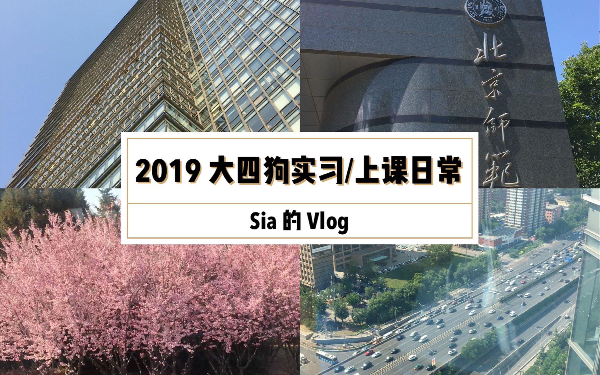 回顾2019|大四狗在北京互联网大厂实习并同一天回到三环内学校上学是一种怎样的体验?|怀念一下从东四环到北三环的日子哔哩哔哩bilibili