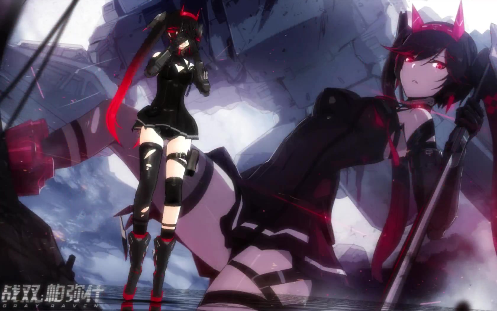 【战双帕弥什】硬核一骑当千战双露西亚(黎明)双马尾真是太棒了