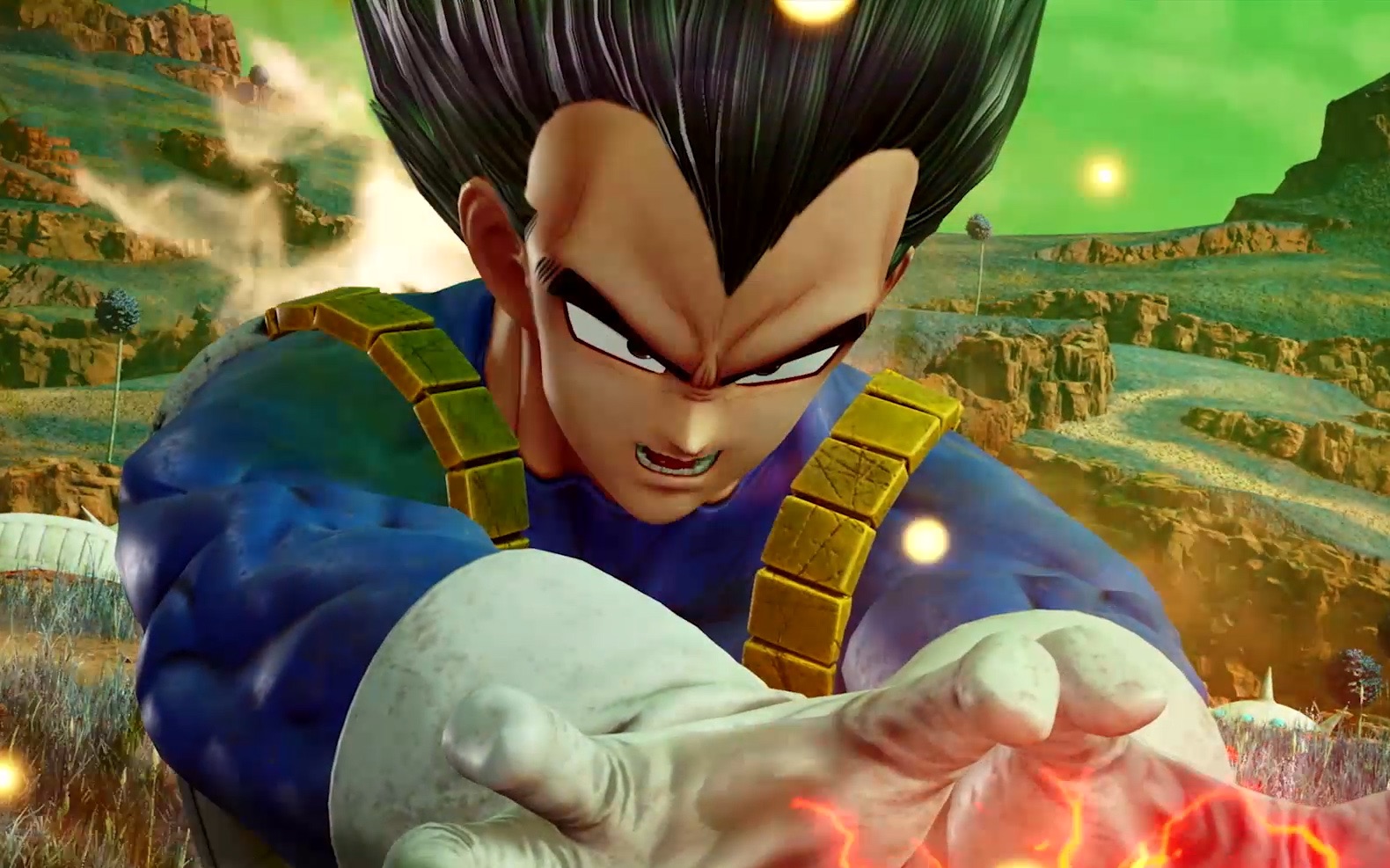 9/60 ps5《jump force》4k高清演示全角色连招技 贝吉塔_哔哩哔哩 (゜