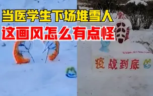 Download Video: 硬核！当医学生下场堆雪人，画风突变堪比解剖现场