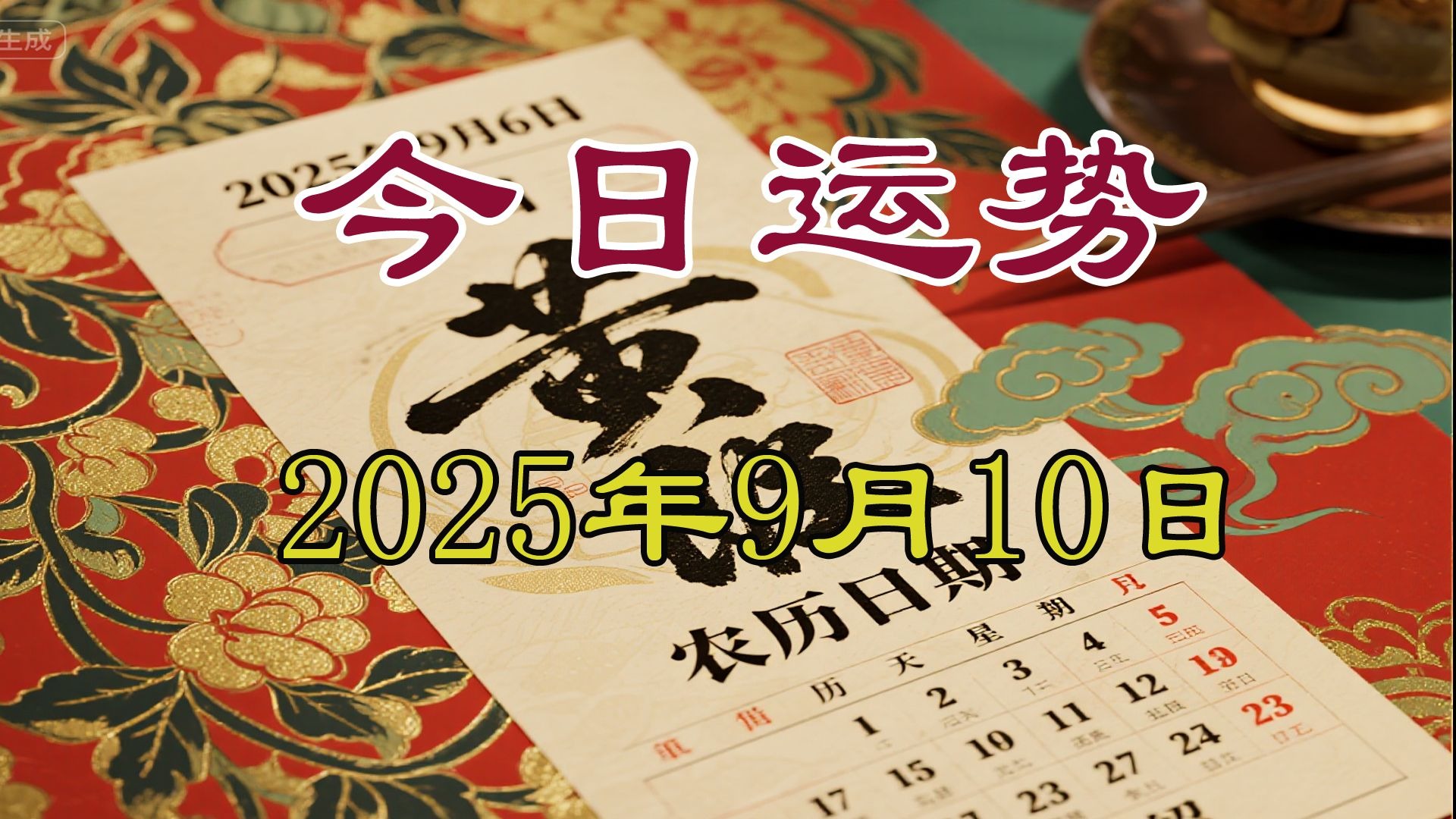 12生肖阳历9月运势(生肖九月份运势)