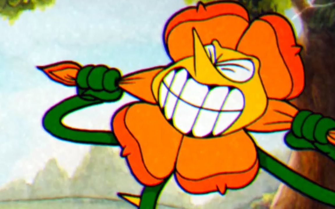 活动作品花之怒超级恶心人关卡小花boss茶杯头