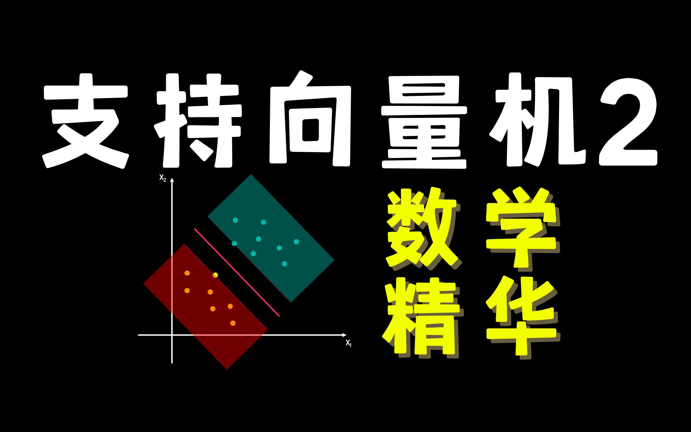 【数之道25】机器学习必经之路SVM支持向量机的数学精华哔哩哔哩bilibili