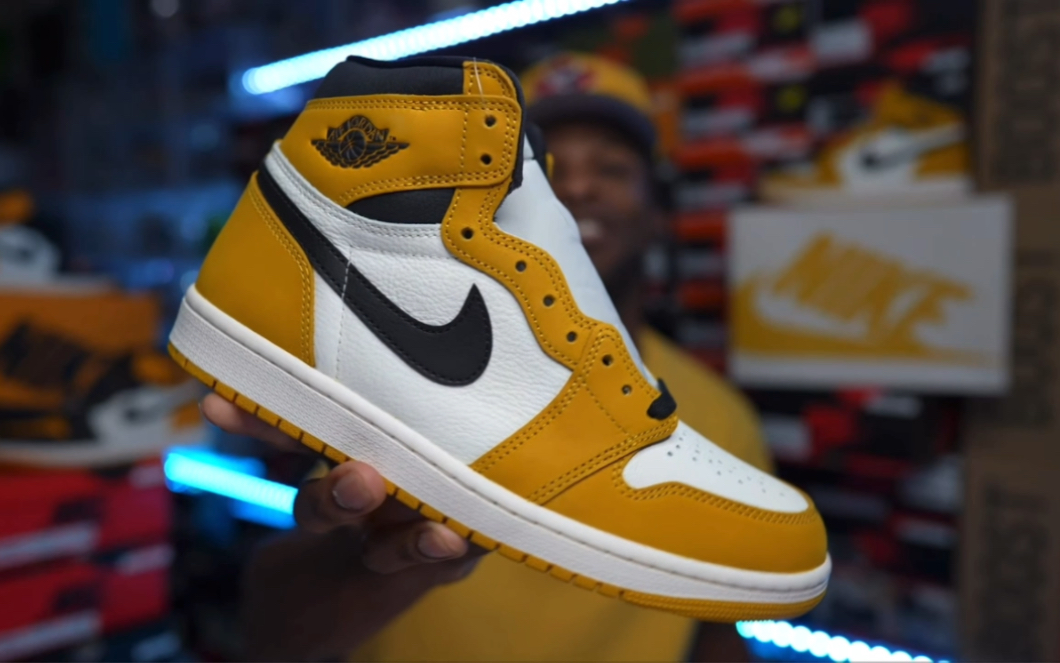 Air Jordan 1代 High OG Yellow Ochre 白黄 AJ1|JTSG哔哩哔哩bilibili