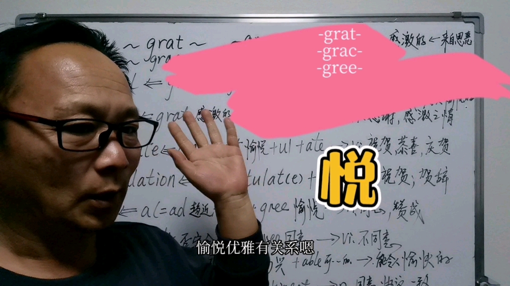 中学英语必背词根(70)grat grac gree 愉悦的,感激的哔哩哔哩bilibili