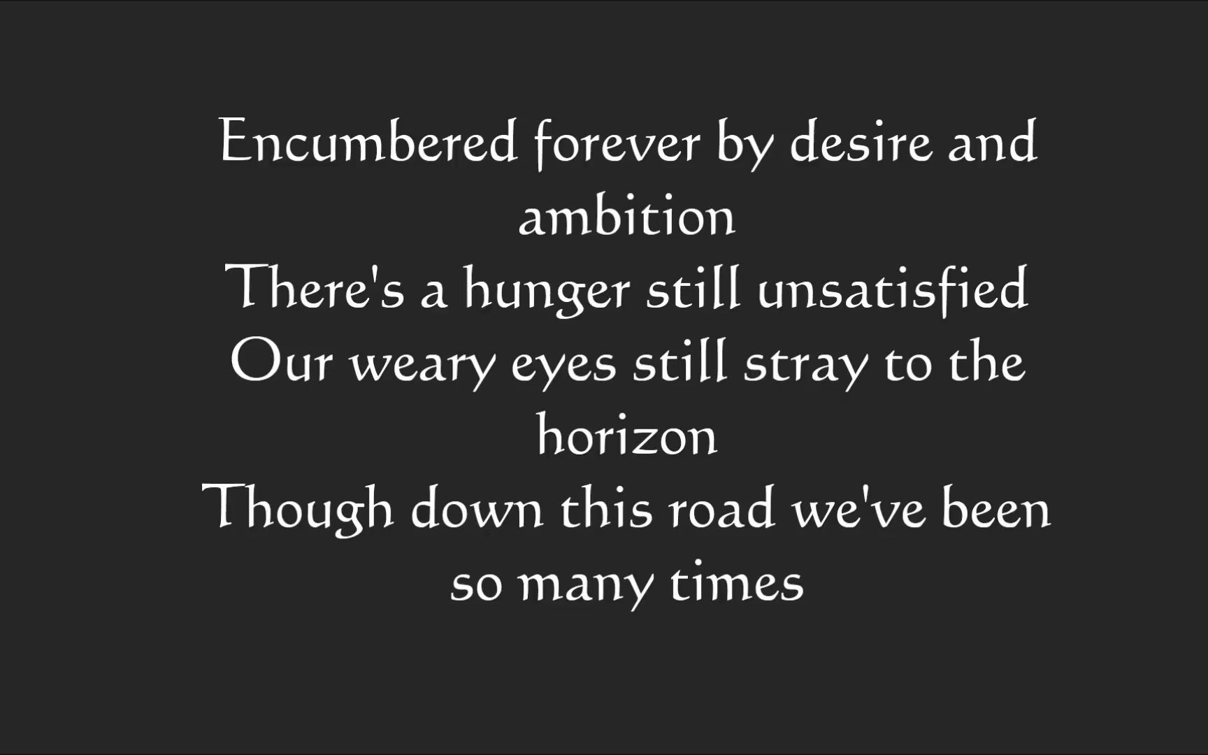 [图]Pink Floyd - High Hopes - The Division Bell (Lyrics) 英文歌词