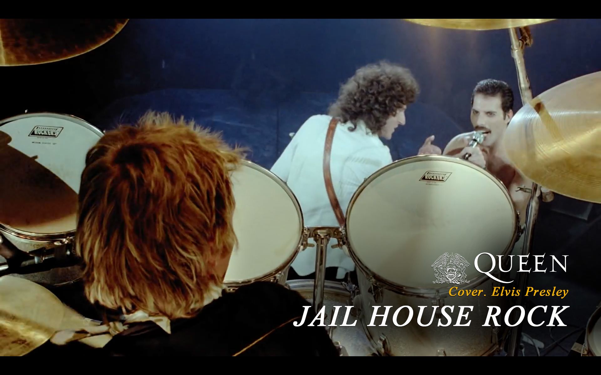 [图]【Queen】Jail House Rock！皇后致敬猫王，激情翻唱（蒙特利尔'81-1080p修复画质）