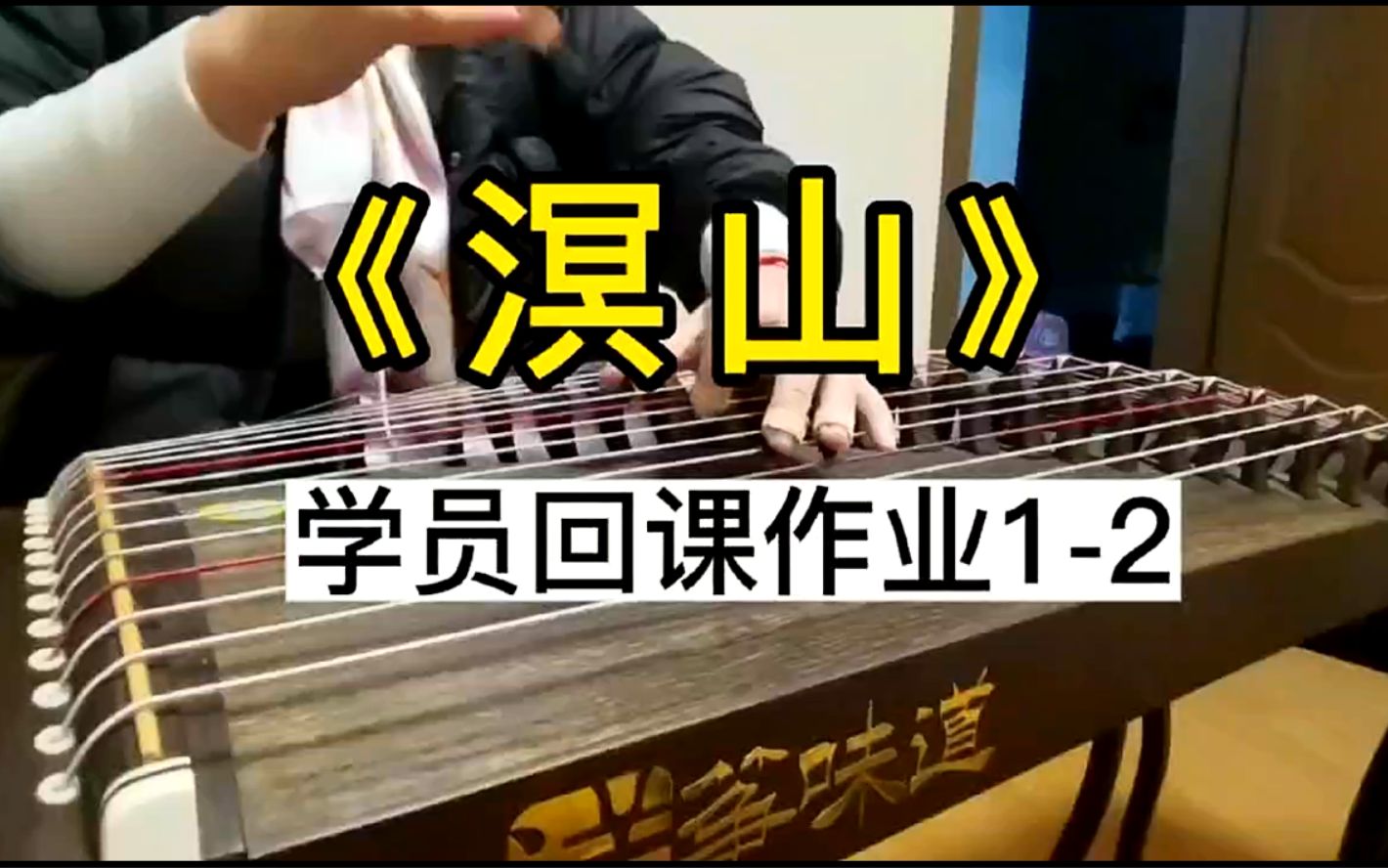 985高校青年古筝专业教师张木子老师讲解古筝艺考曲溟山学员回课