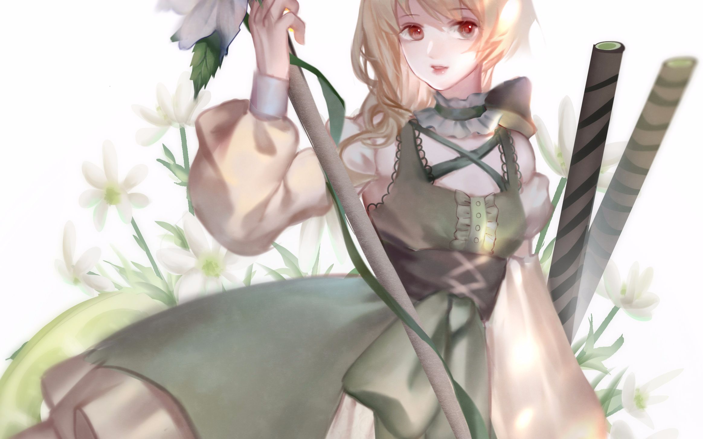 【绘画过程】抹茶拟人,这么可爱的小姐姐你舍得吃吗【笑】_哔哩哔哩