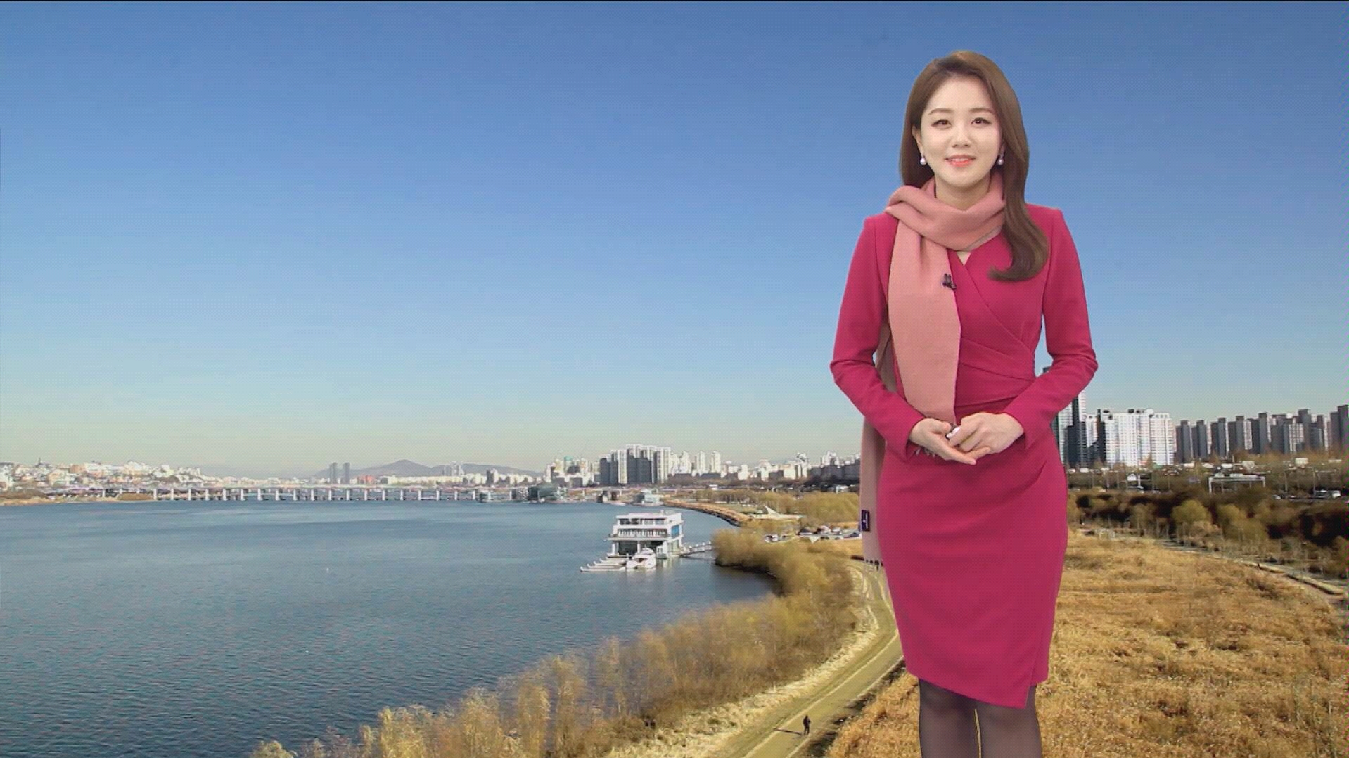 韩国天气预报美女主持人20191207_哔哩哔哩_bilibili