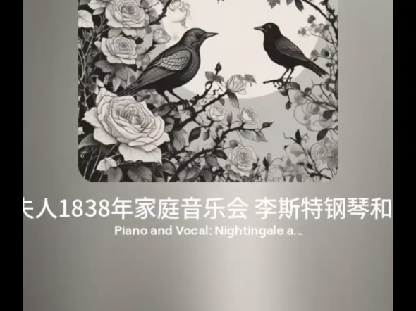 AI玛丽ⷨ𞾥䥰”伯爵夫人1838年家庭音乐会 李斯特钢琴演奏曲目哔哩哔哩bilibili