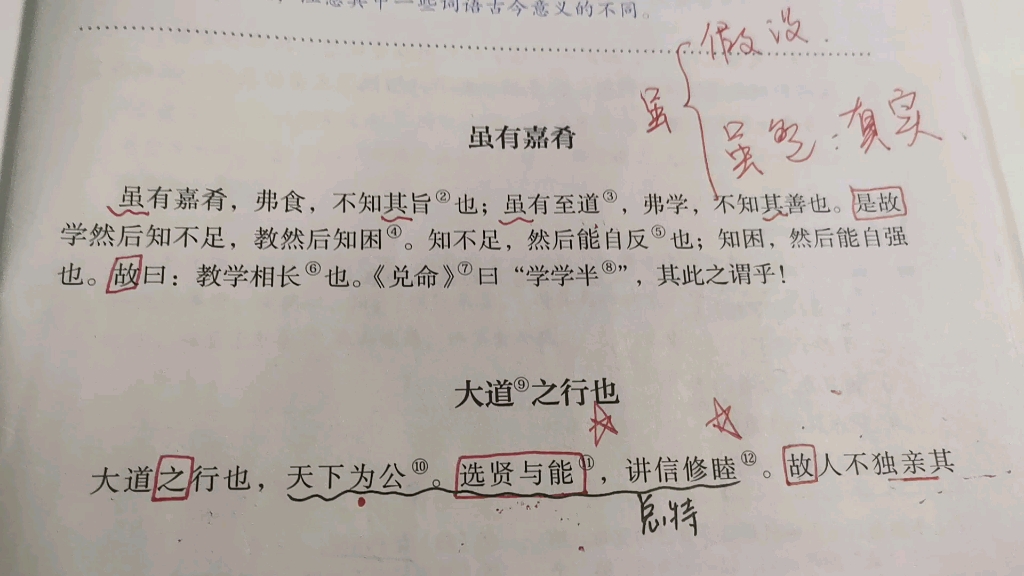 [图]《礼记二则》主要虚词