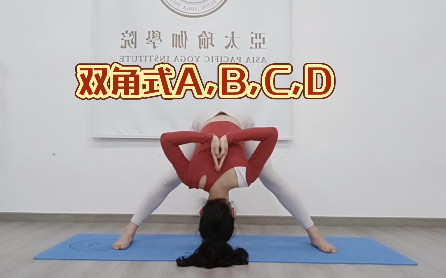 哈他瑜伽——双角式A,B,C,D哔哩哔哩bilibili