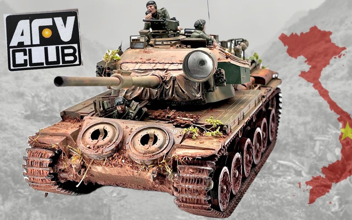 afv club 1/35 澳大利亚 百夫长坦克模型制作(上色旧化)