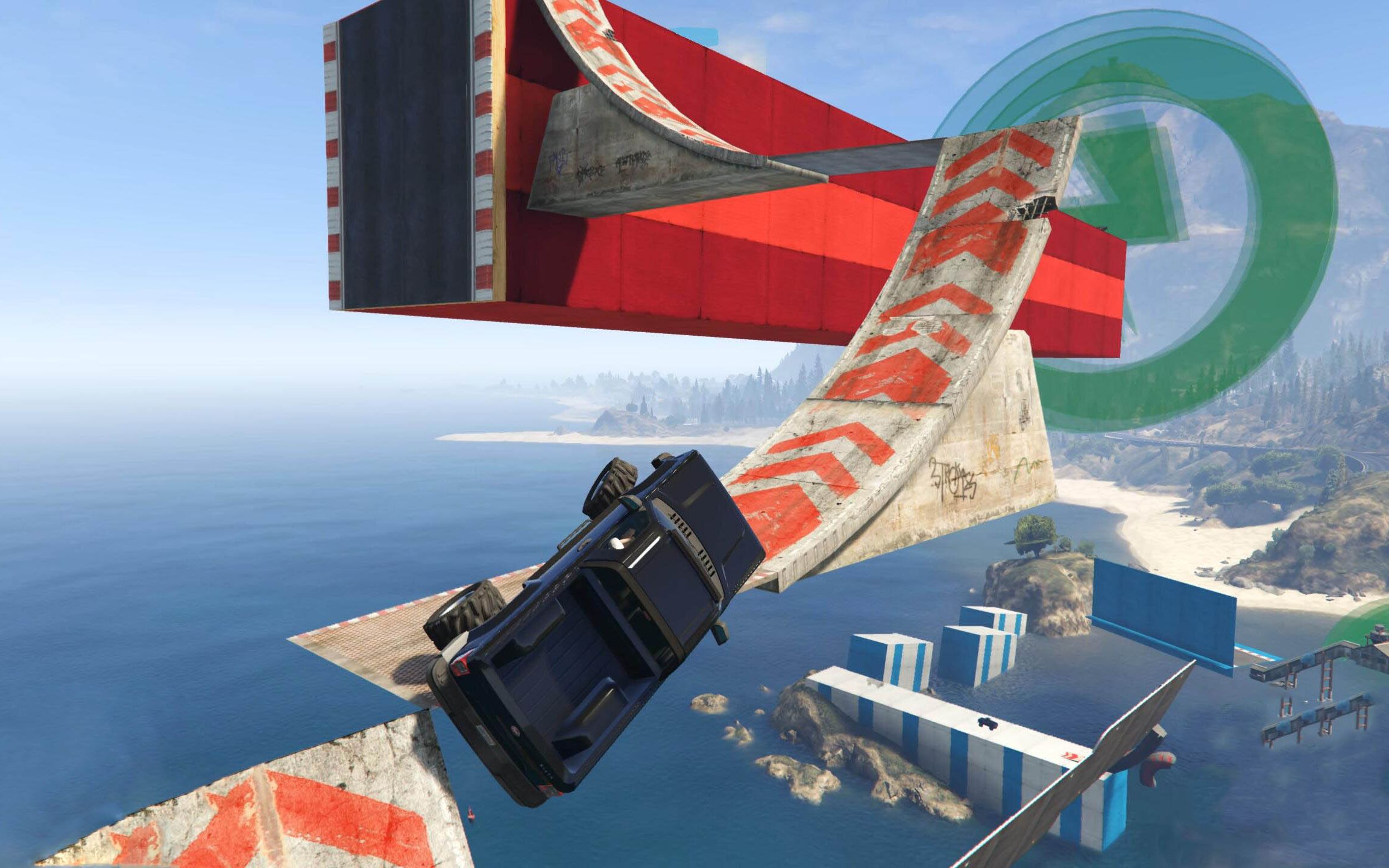 乐美解说gta5这越野车悬挂太q弹了一路开着感觉像在蹦迪