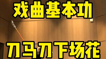 [图]戏曲基本功 刀马刀下场花