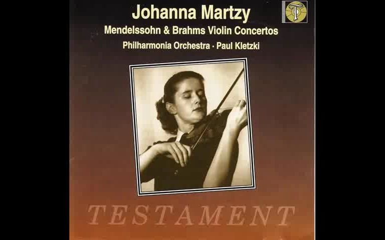 [图]Johanna Martzy - Mendelssohn & Brahms Violin Concertos