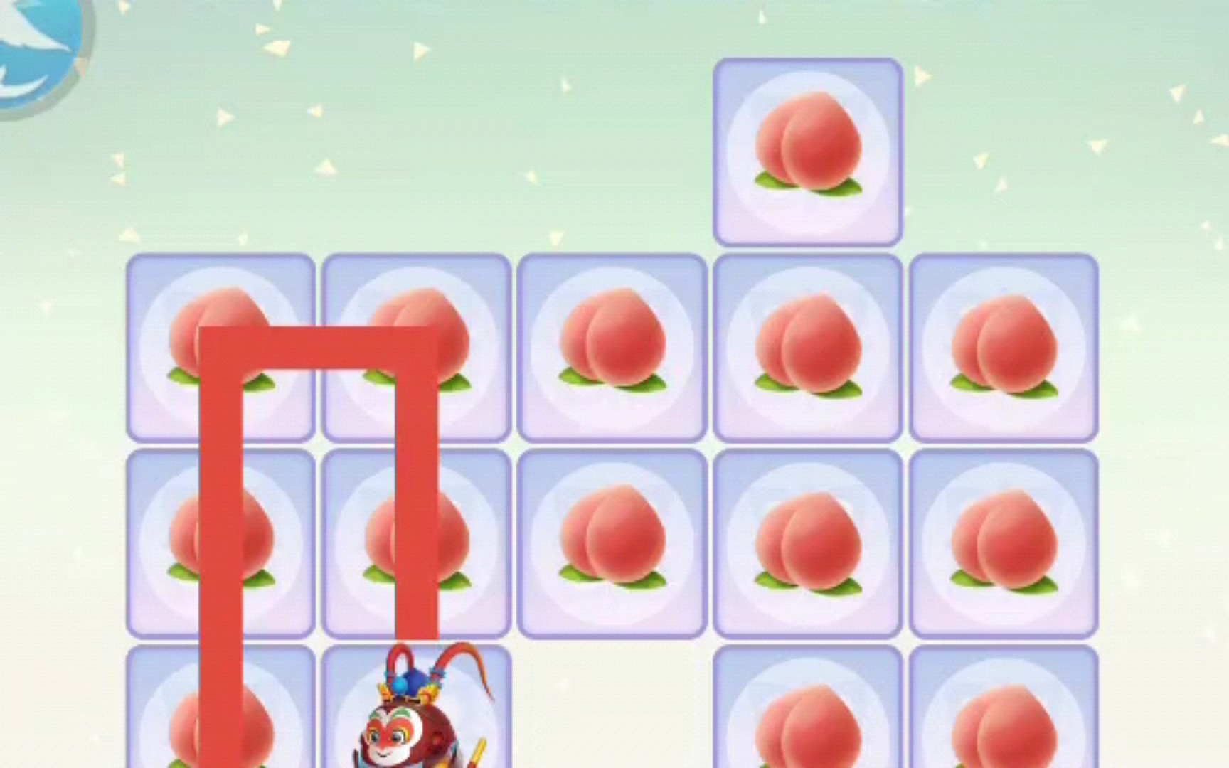 【球球英雄】花果山宴席筹备第一关走格子路线