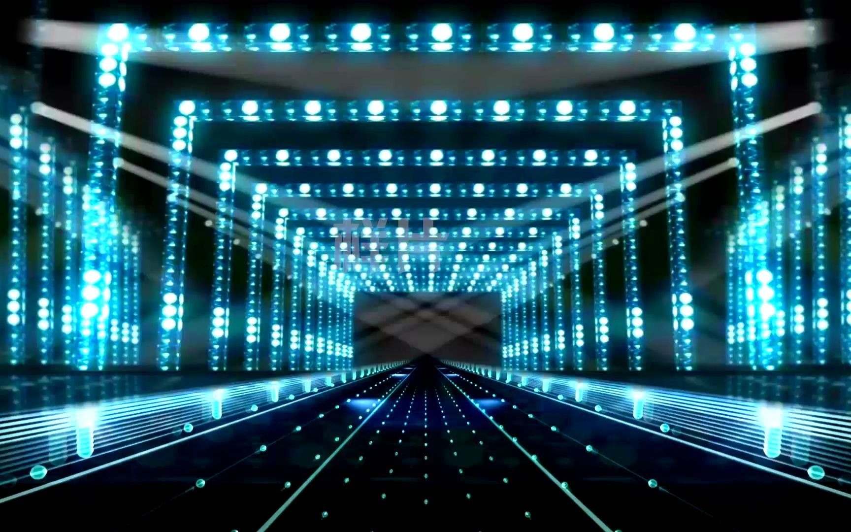 健身房动感单车骑行沉浸式炫酷背景视频 无线穿梭前进