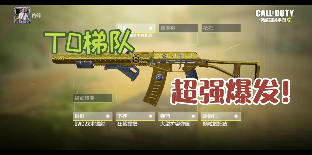 使命召唤手游:as val(巨浪)现版本t0,你值得拥有!