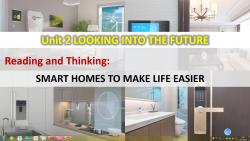 [图]b4u2p13-15 Smart homes to make life easier 新人教版高中英语选择性必修一